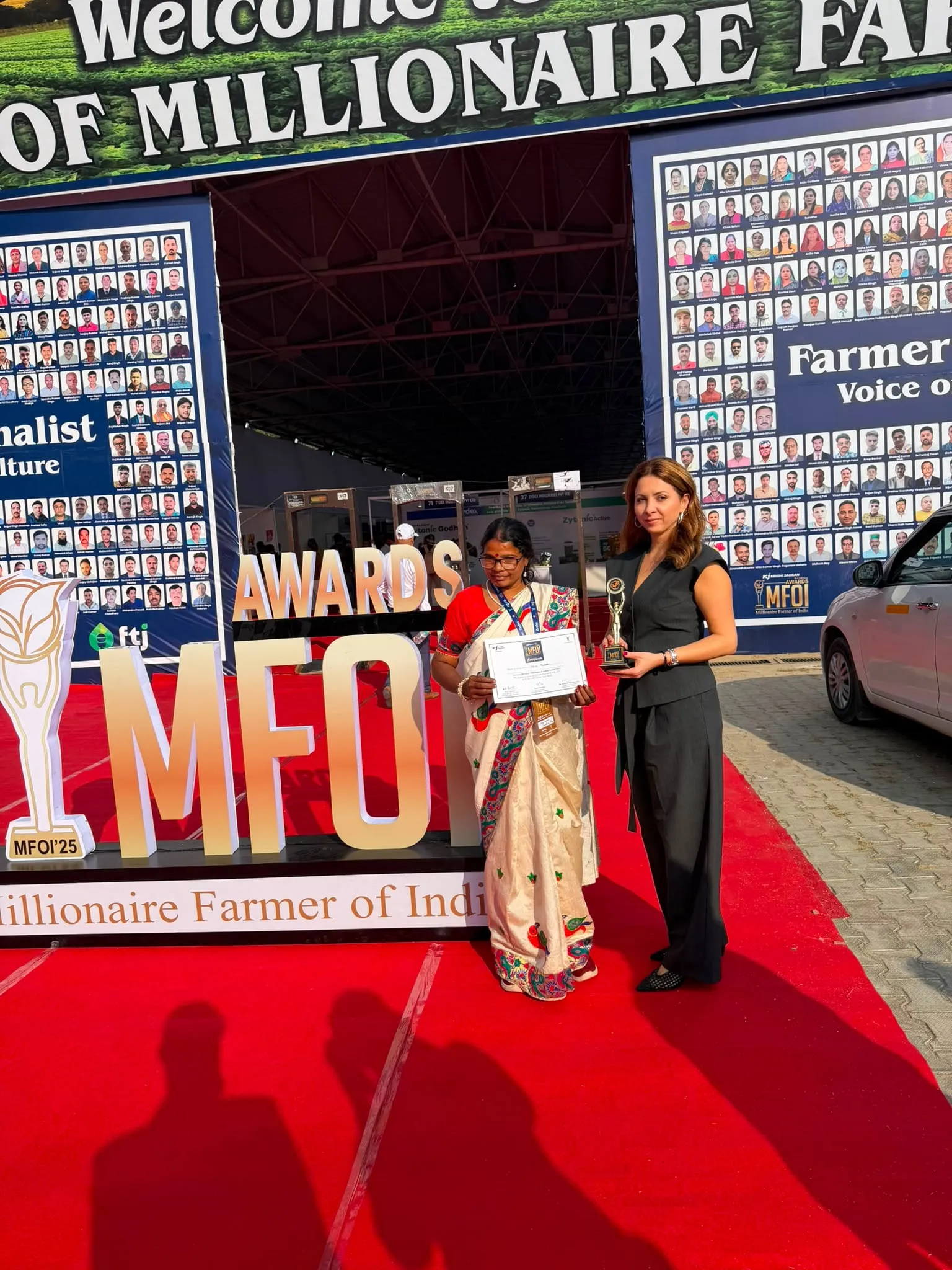 Връчването на наградата MFOI'25 — Millionaire Farmer of India
